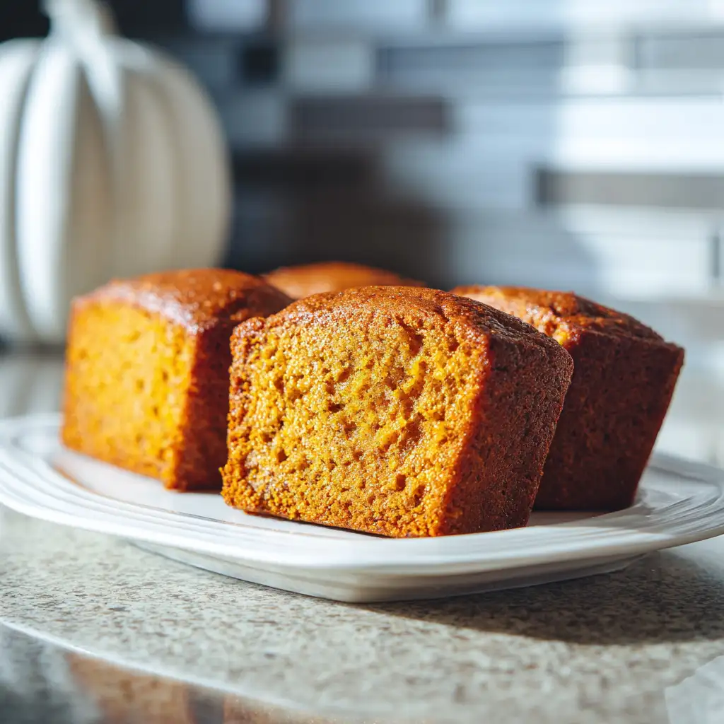 Moist & Spiced Mini Pumpkin Bread Loaves in Just 30 Minutes